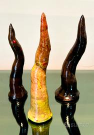 Set  Corni Portafortuna in Terracotta –Artigianali