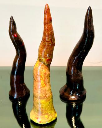 Set  Corni Portafortuna in Terracotta –Artigianali