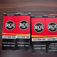 N. 2 Coppie di Valvole RCA 6SN7GTB NOS/NIB