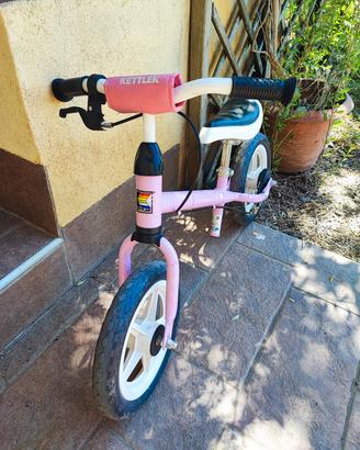 bicicletta per bambina senza pedali