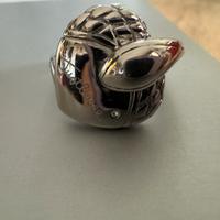 ANELLO JUST CAVALLI IN ACCIAIO CON CUORE E ZIRCONE