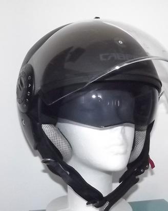 Casco moto scooter nero Riviera V3 L 59-60