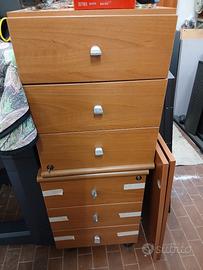 Cassettiere per ufficio (Sconto sul blocco)