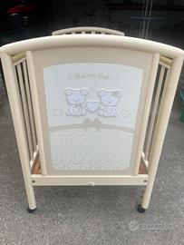 Lettino bambini con materasso