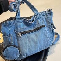 Borsa  borsetta spalla/mano in denim - nuova