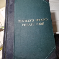 Bentley's second phrase code 1952 ex SAFAU