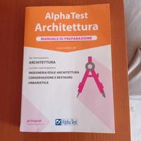 Libro Alpha Test Architettura test ingresso