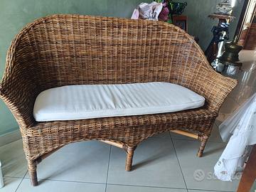 Divano da Giardino in Vimini 