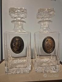 BOTTIGLIE PER LIQUORI cristallo vintage