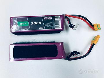 Batteria LiPo 6S/22.2V 3800mAh 20C Hacker