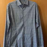 Camicia ÈKS Uomo XL Slim Fit Cotone Fantasia