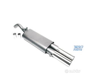 SILENZIATORE DI SCARICO PER VOLKSWAGEN VW GOLF II 