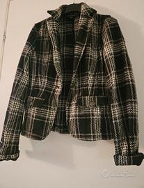giacca donna a quadri