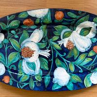 Piatto decorativo in ceramica