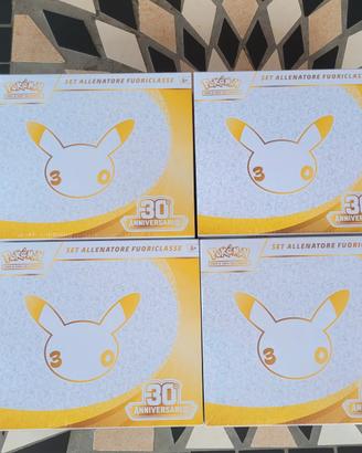 pokèmon set allenatore fuoriclasse 30 anniversario
