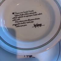 Serie piatti firmati Ugo Tognazzi