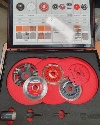 SET DISCHI SMERIGLIATRICE DIAM 115 E 230MM WURTH