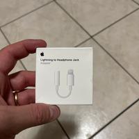 Adattatore Apple cuffie lightning - jack 3,5 nuovo