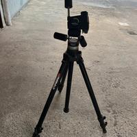 Treppiedi Manfrotto 055 con testa 029 MKII