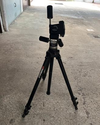 Treppiedi Manfrotto 055 con testa 029 MKII
