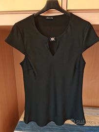 camicetta nera donna 