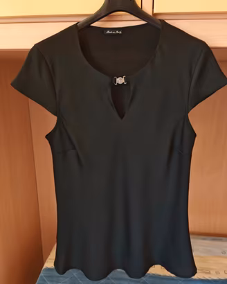 camicetta nera donna 