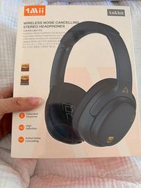 1Mii AI E700 cuffie Bluetooth over-ear ANC nuove