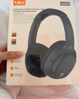 1Mii AI E700 cuffie Bluetooth over-ear ANC nuove
