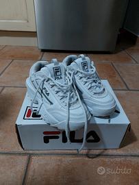 Scarpe fila distruptor bianche
