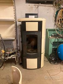 Stufa a pellel idro 18kw extraflam nordica