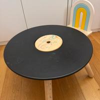 Tavolo gioco lavagna in legno bambino montessori