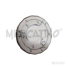 PIATTI PZ. 33 GINORI BANDA ARG DEC BLU AZZ
