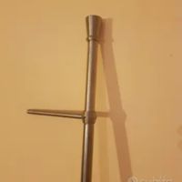 Pali in acciaio per tende