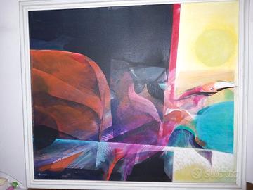 QUADRO DI VITO CAPONE ACRILICO SU TELA