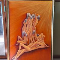 Olio su Tela 80x120 Miroslaw Kaminski AUTENTICATO