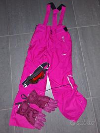 Pantaloni da sci fuxia Wed'ze  bambina mis.6 anni+