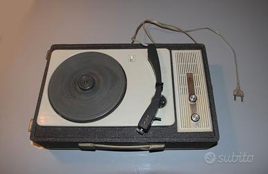 FONOVALIGIA GIRADISCHI PORTATILE EUROPHON anni '60