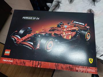 lego ferrari sf-24 gomme e cerchi originali 
