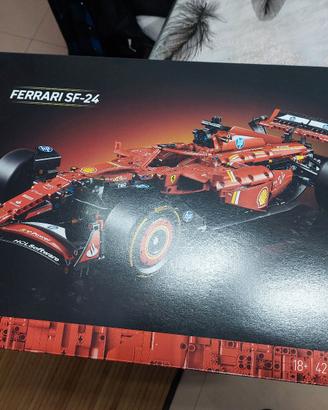 lego ferrari sf-24 gomme e cerchi originali 