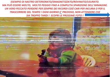 Conversione riversamento salvataggio videocassette