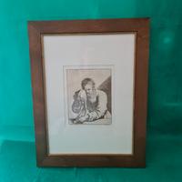 Francesco bartolozzi - Studio di uomo barbuto