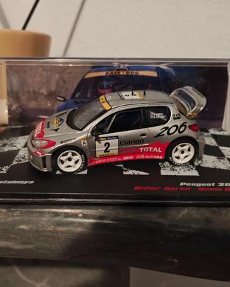Peugeot 206 WRC Catalunia Spagna 2001 Auriol 1:43