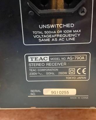 Sintonizzatore audio Teac Ag 790