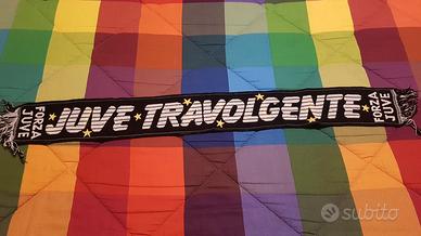 Sciarpa anni 80/90 JUVE TRAVOLGENTE Forza Juve