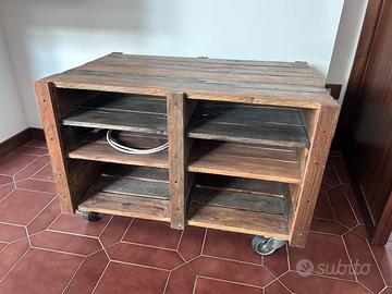 Mobile porta TV con rotelle