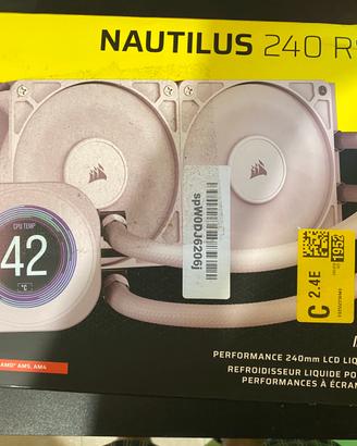 *nuovo*  Corsair Nautilus 240 RS LCD white