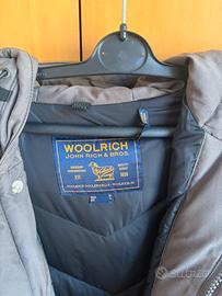 WOOLRICH Grigio Taglia L con pelliccia coyote