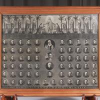 Quadro storico seminaristi Milano 1944 Pio XII