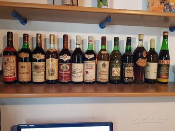 bottiglie di vino da collezione