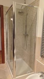 Box doccia angolare in cristallo